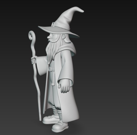 wizard with staff — miniatura 2
