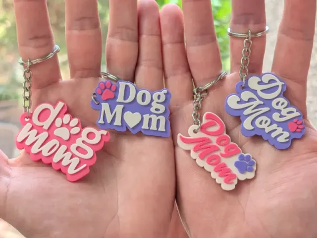 Dog Mom - Keychain Set