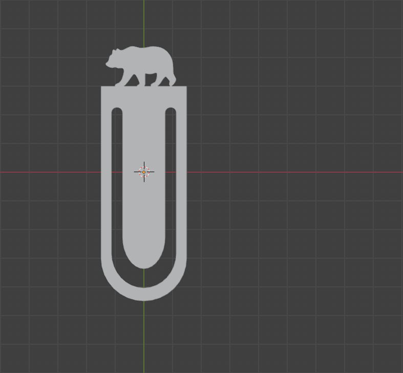Bear bookmark