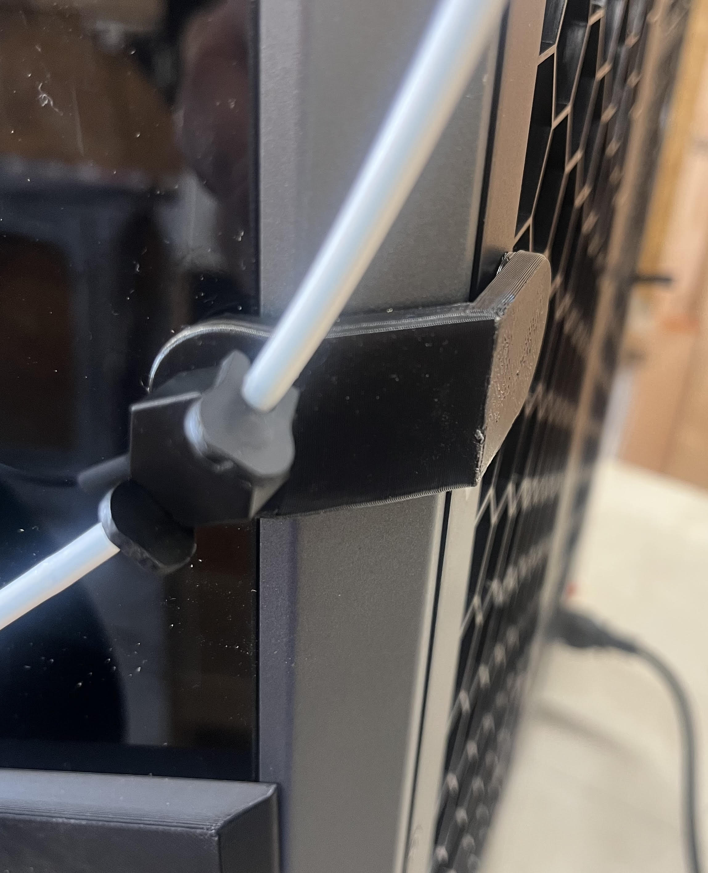 K1Max PTFE tube relocate bracket