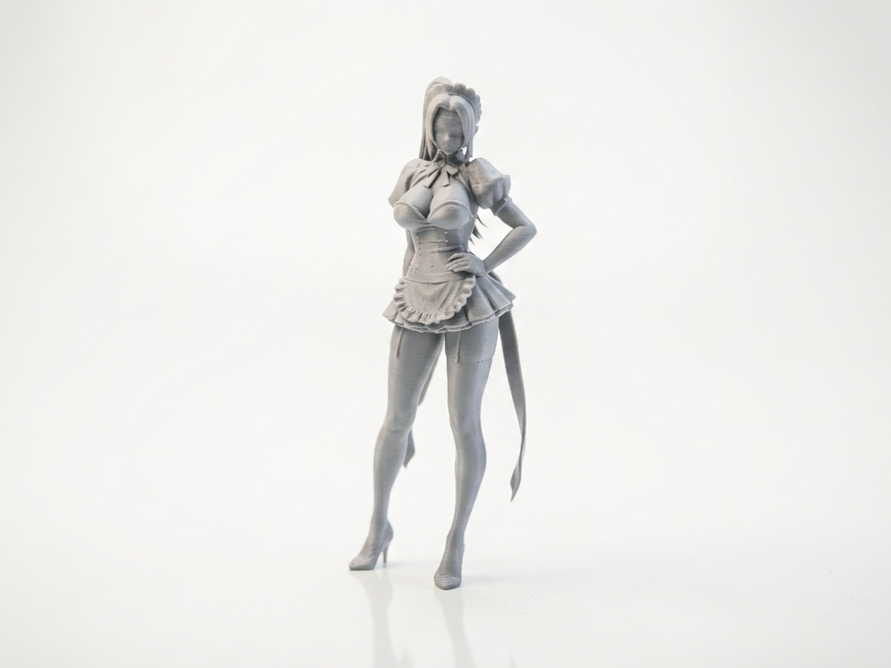 Maid Figurine Female Character 3D Printable