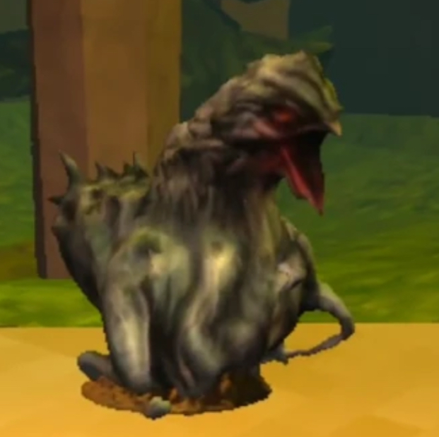 calm chicken 3D model
