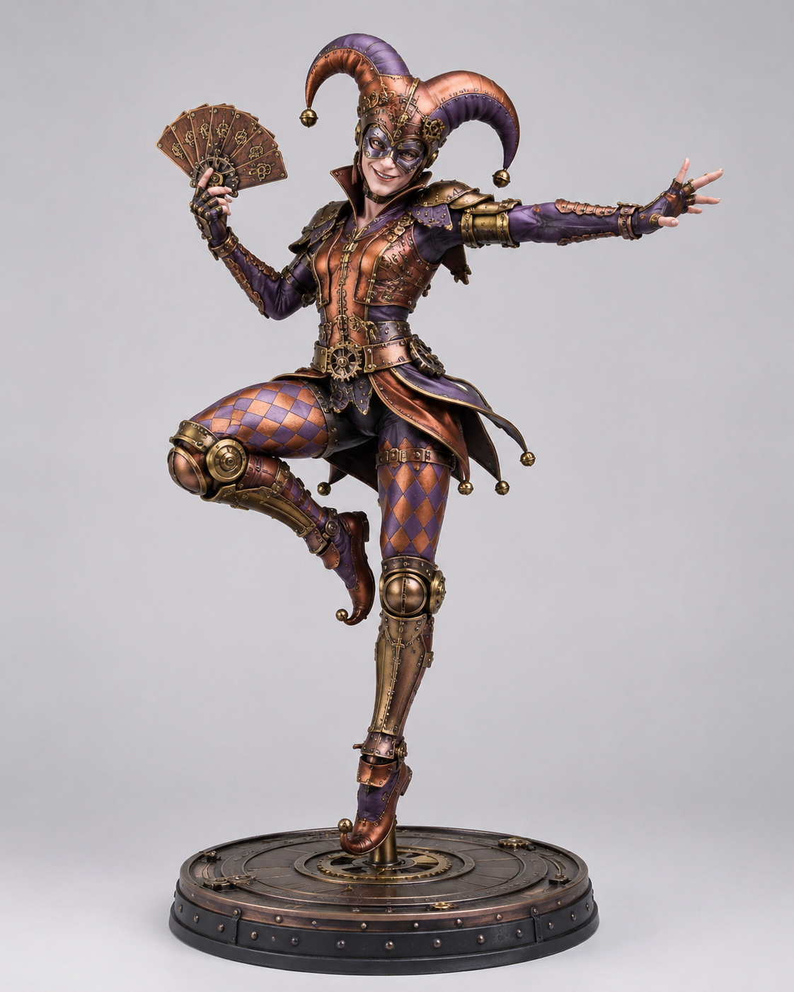 Mechanischer Steampunk Jester/Harlekin