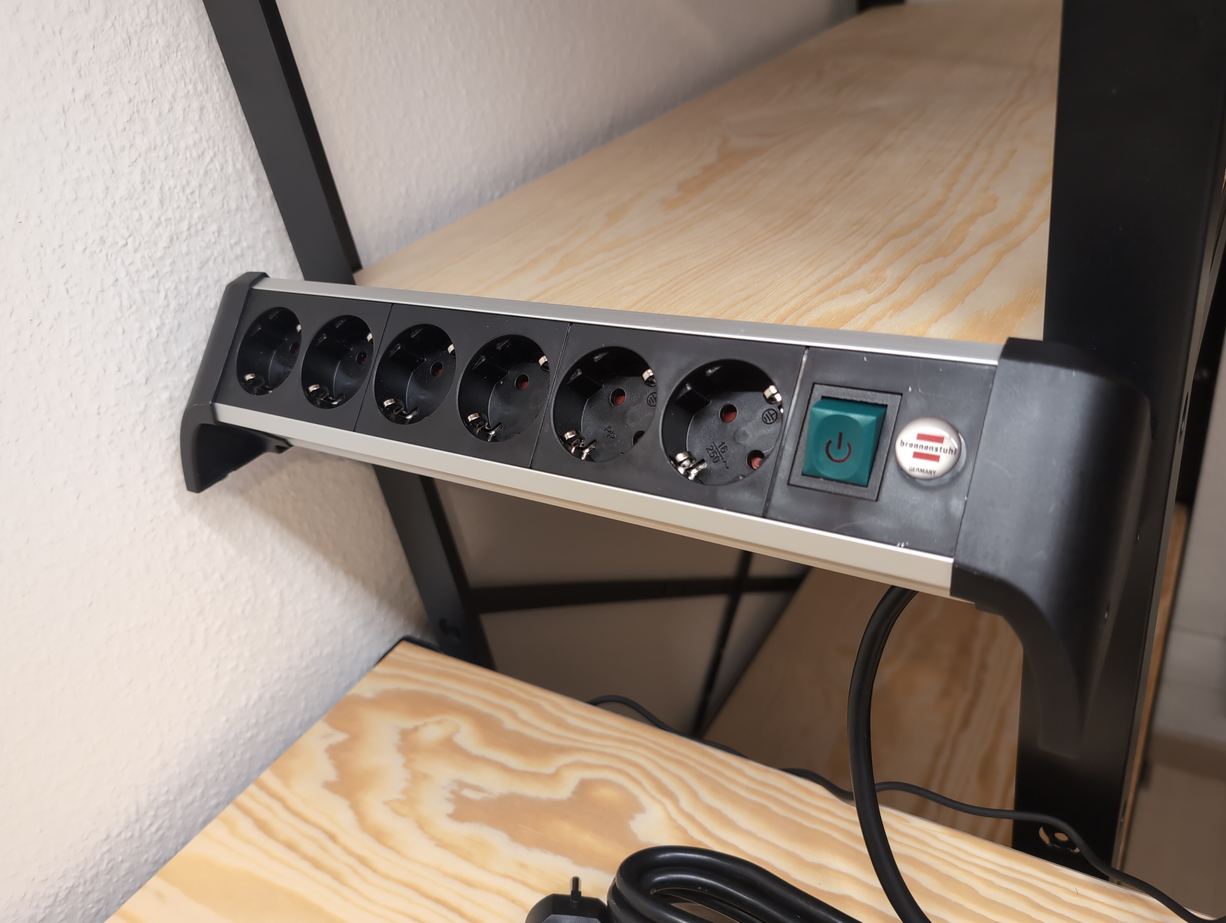 IKEA Bror mount for Brennenstuhl Alu-Office-Line