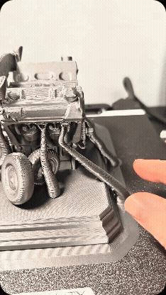 Engine V8, Trophy, Award for Mechanic, Garage Award — thumbnail 2