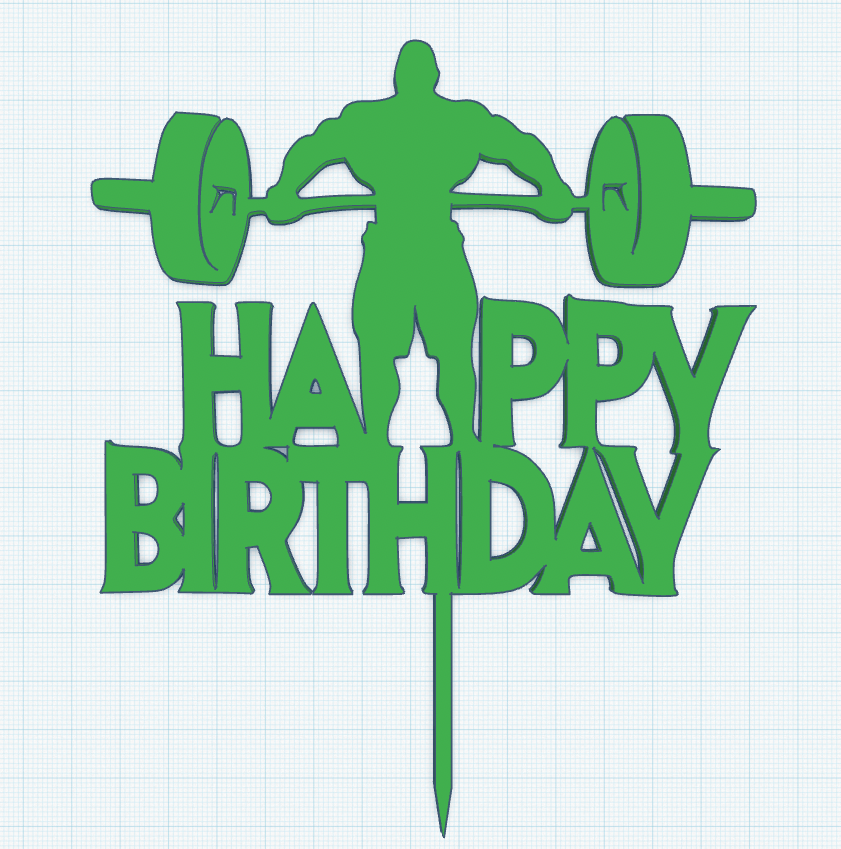 Happy Birthday for Bodybuilder