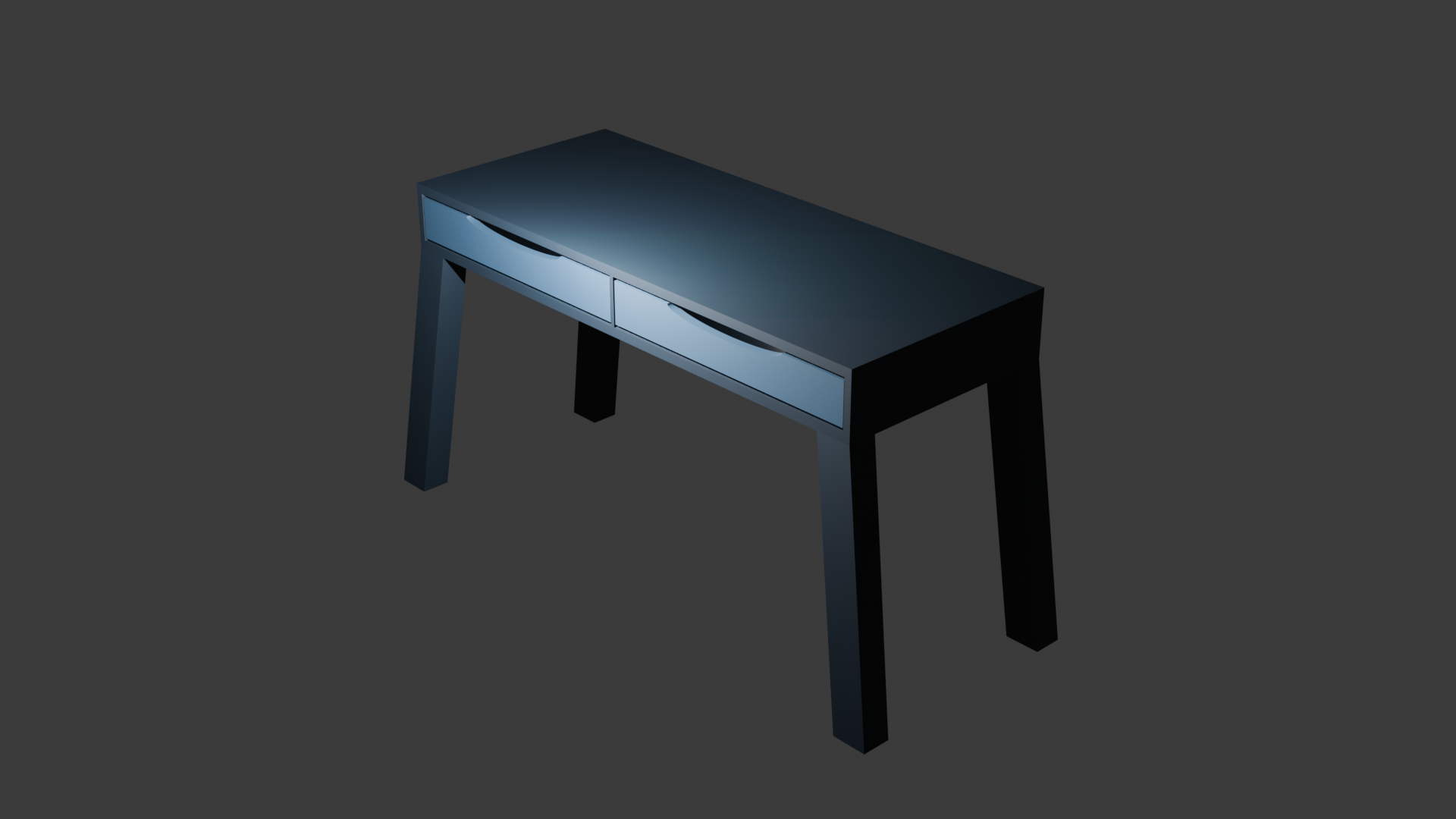 Desk with drawers