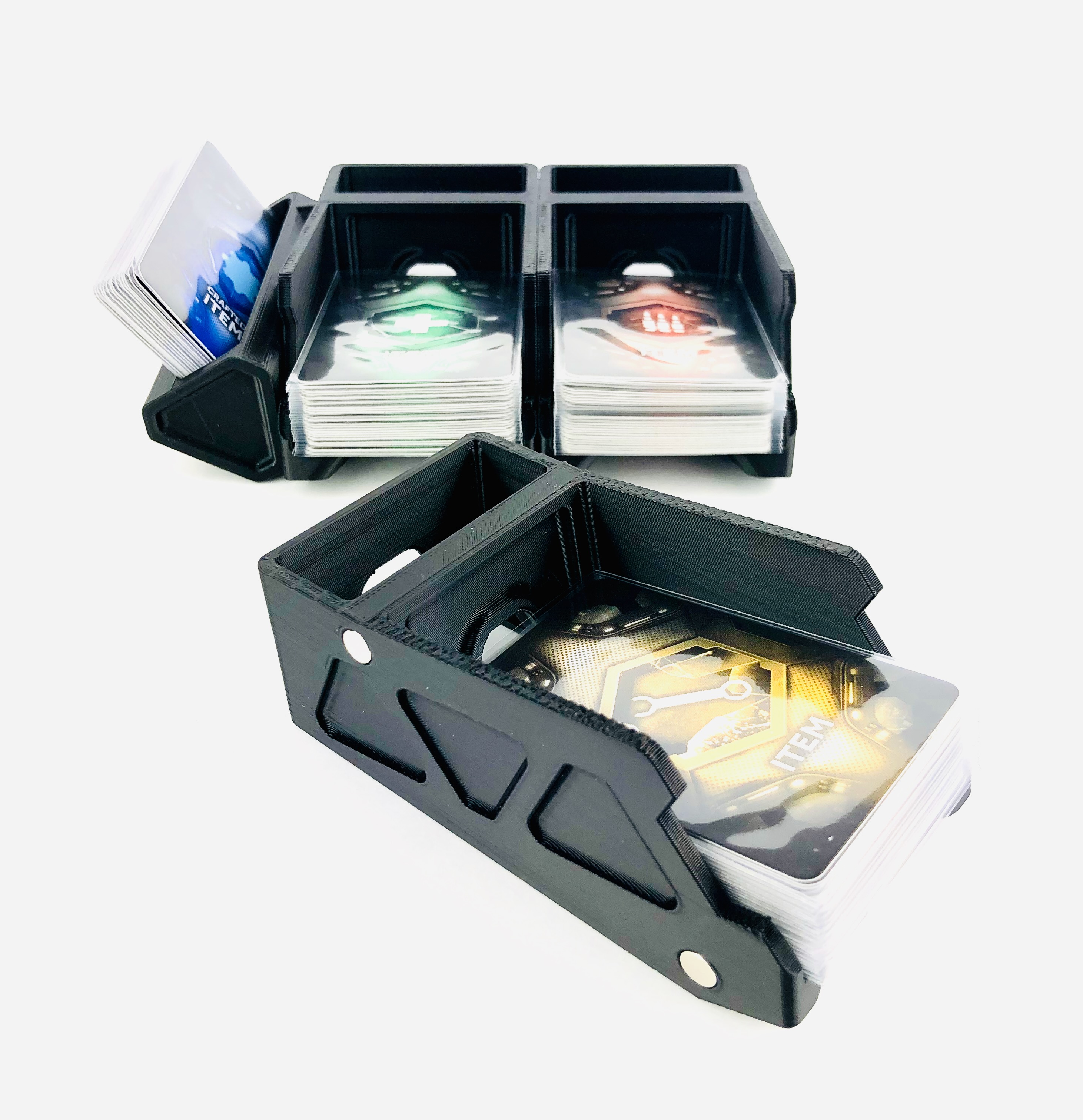 Nemesis Modular Item Deck Holder designed for sleeved cards [ Nemesis, Lockdown, Retaliation ]