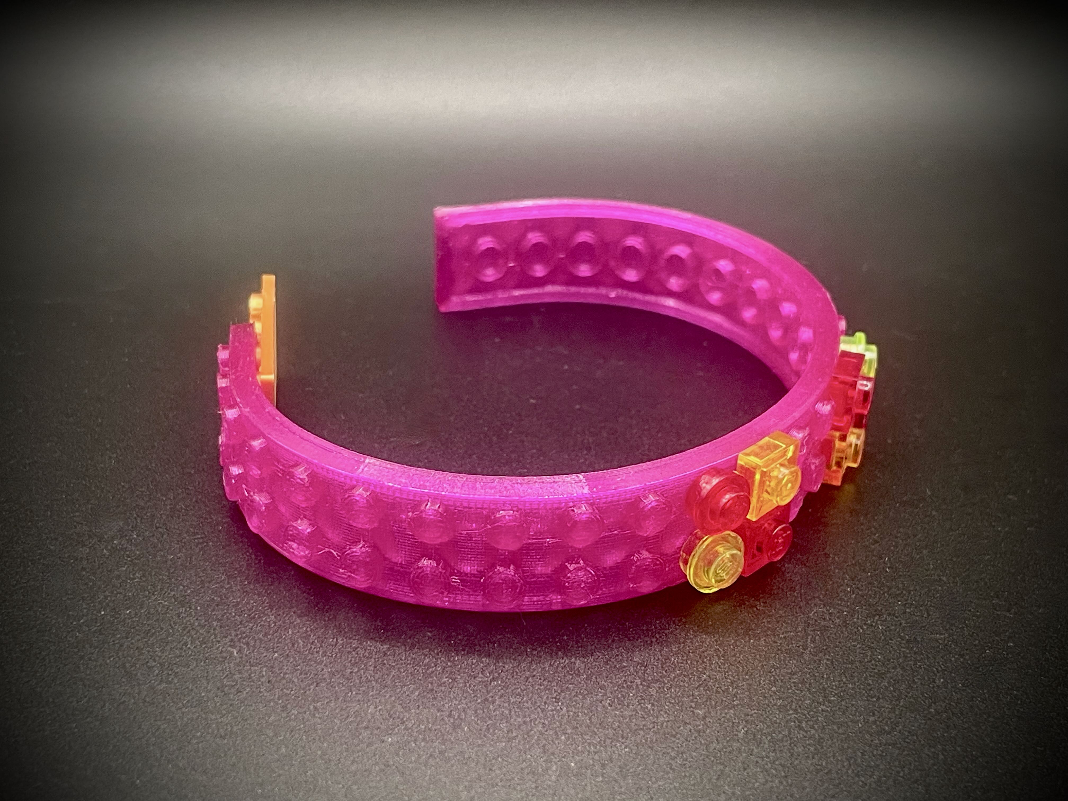 Brick Lego flexible TPU Bracelet