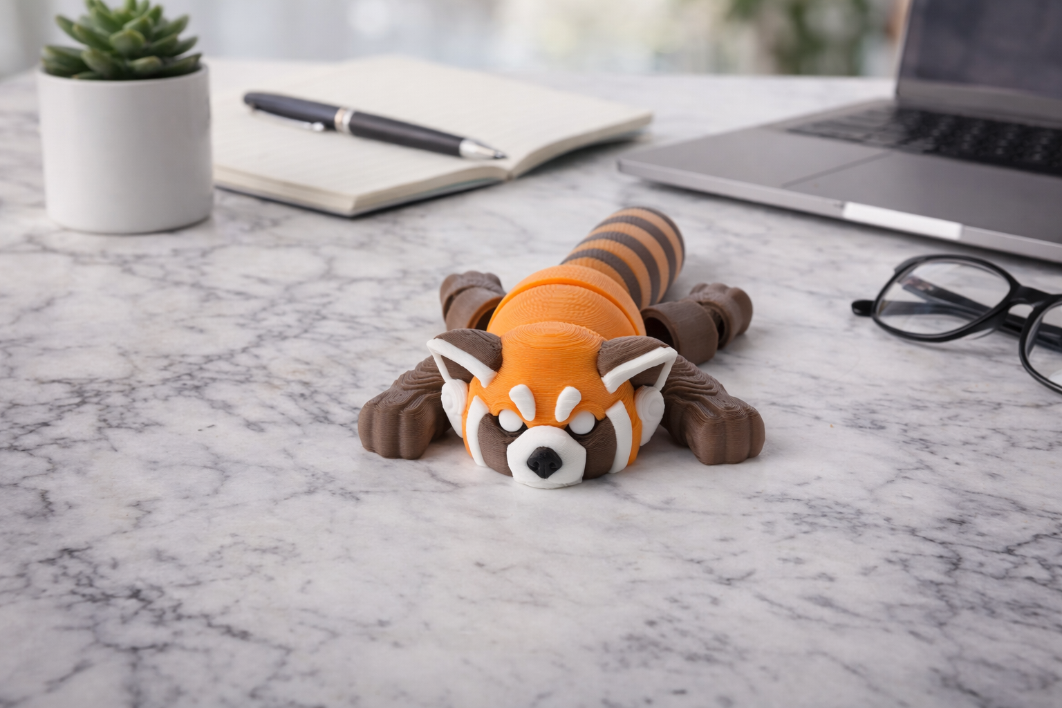 Articulated Red Panda Flexi Toy