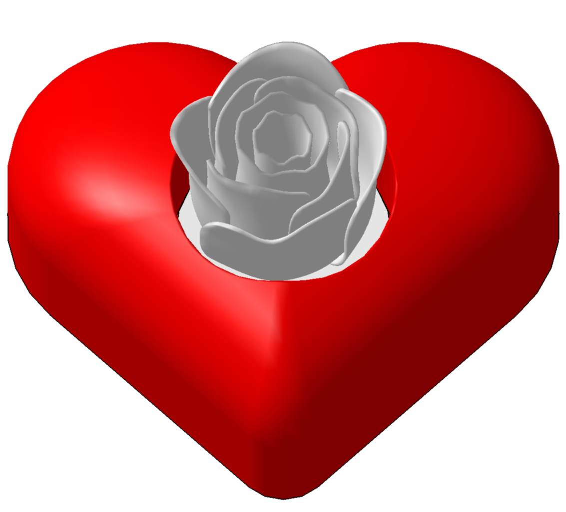 Valentine's Day heart with a surprise