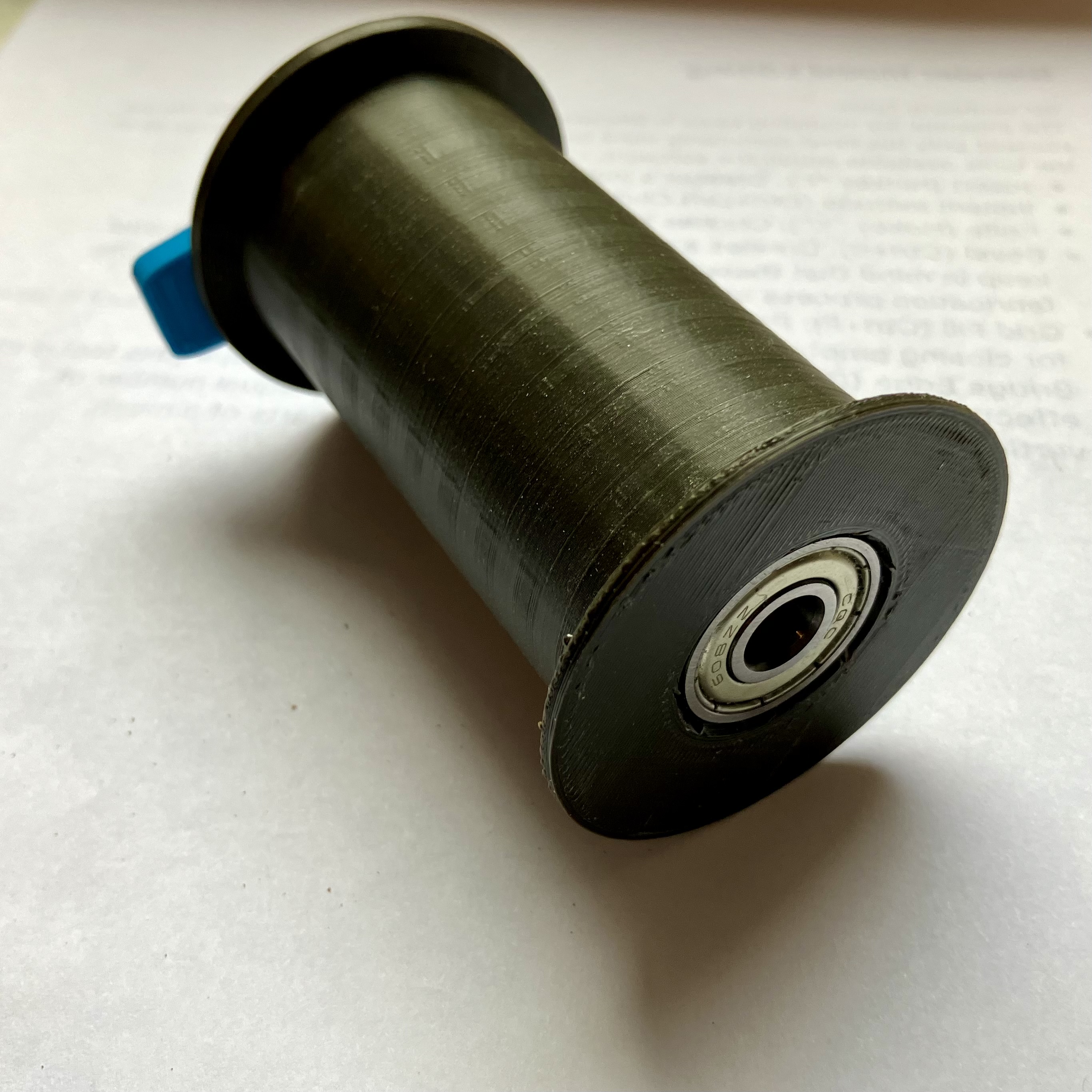 Low friction spool holder for Polydryer 3D model