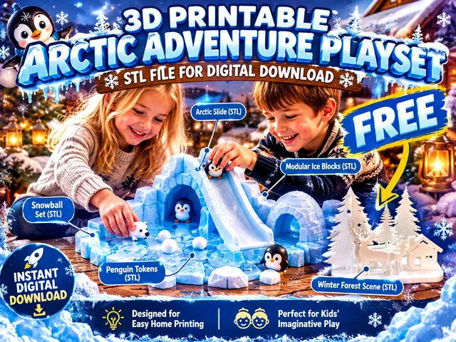 Winter Story Christmas Scene Set - Festive Decor