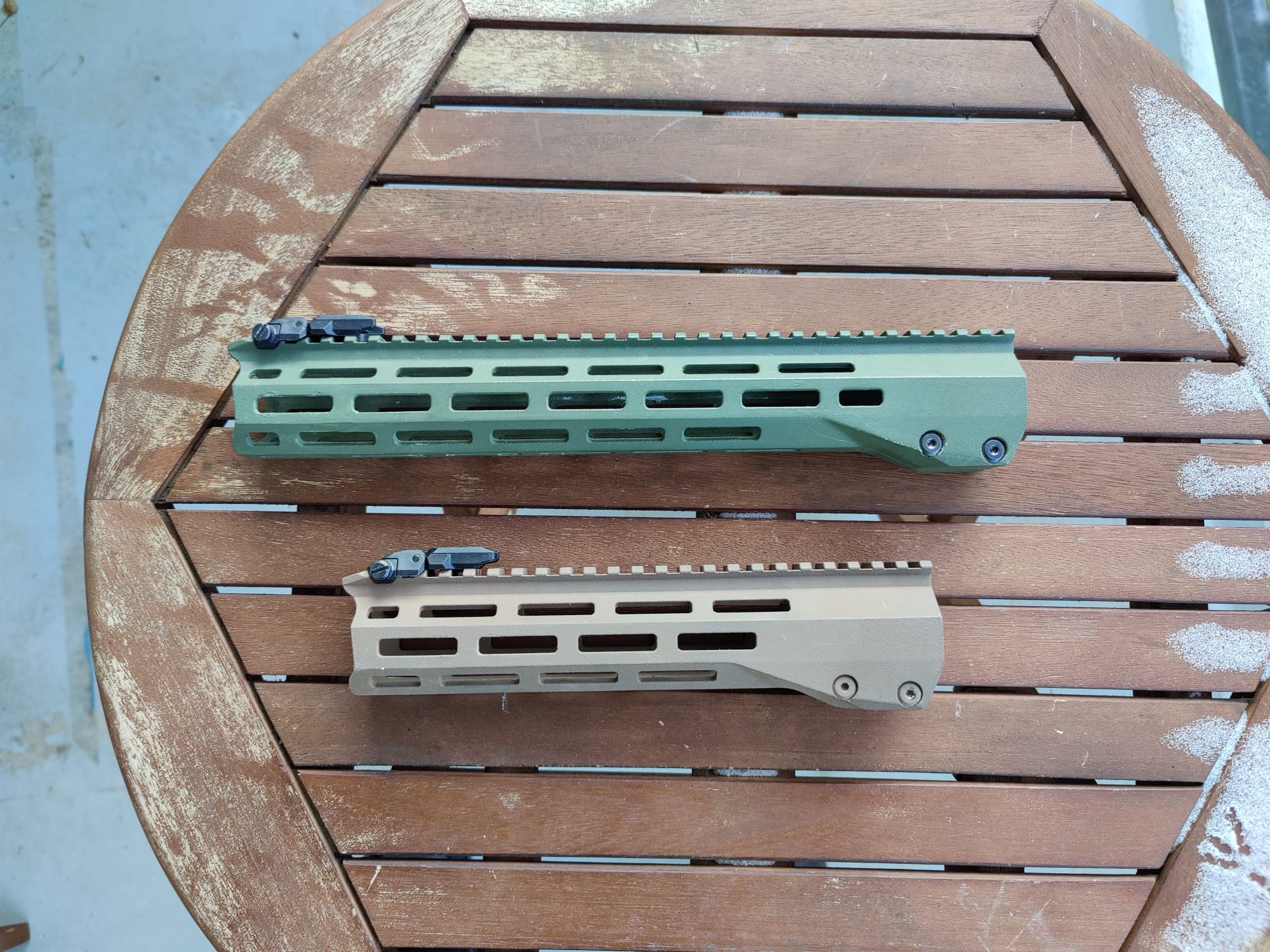 Sako style m-lok handguard for airsoft AR-15