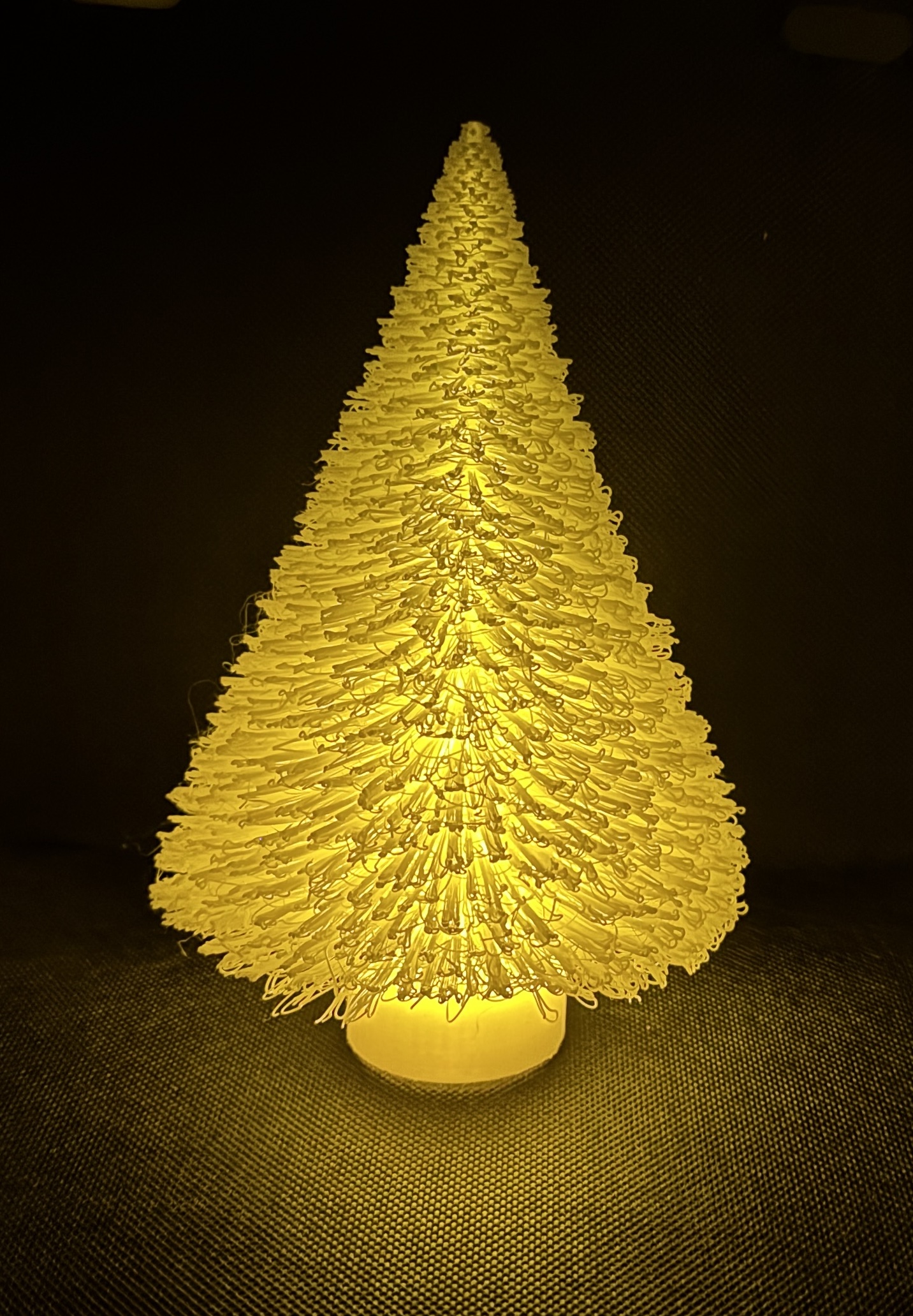 Tea Light Christmas Tree 3D model thumbnail