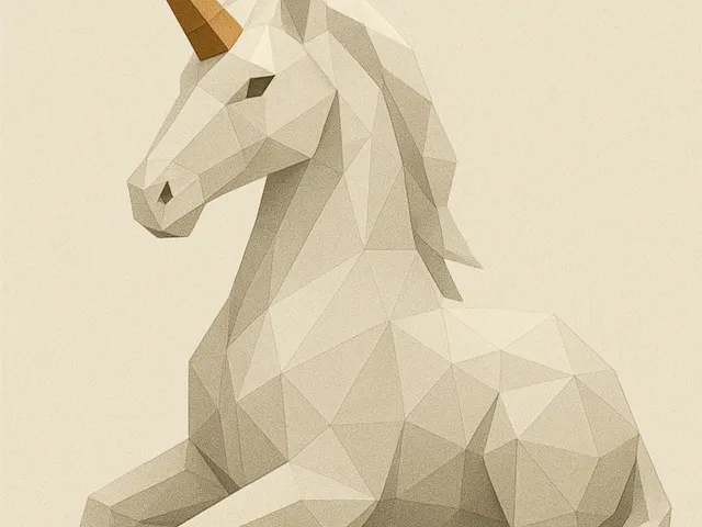 Low poly unicorn