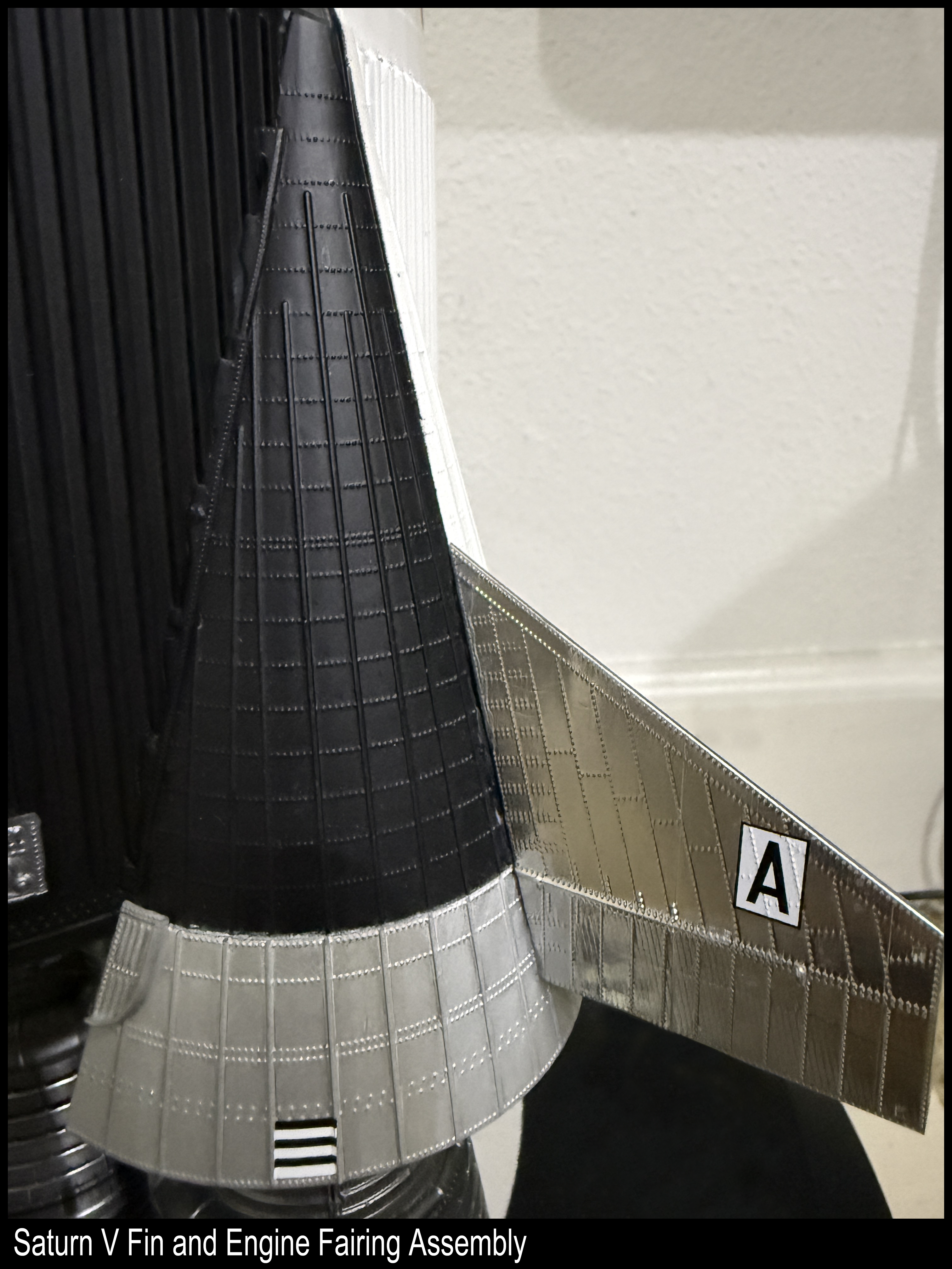 Saturn V Rocket Fin and Engine Fairing Assembly