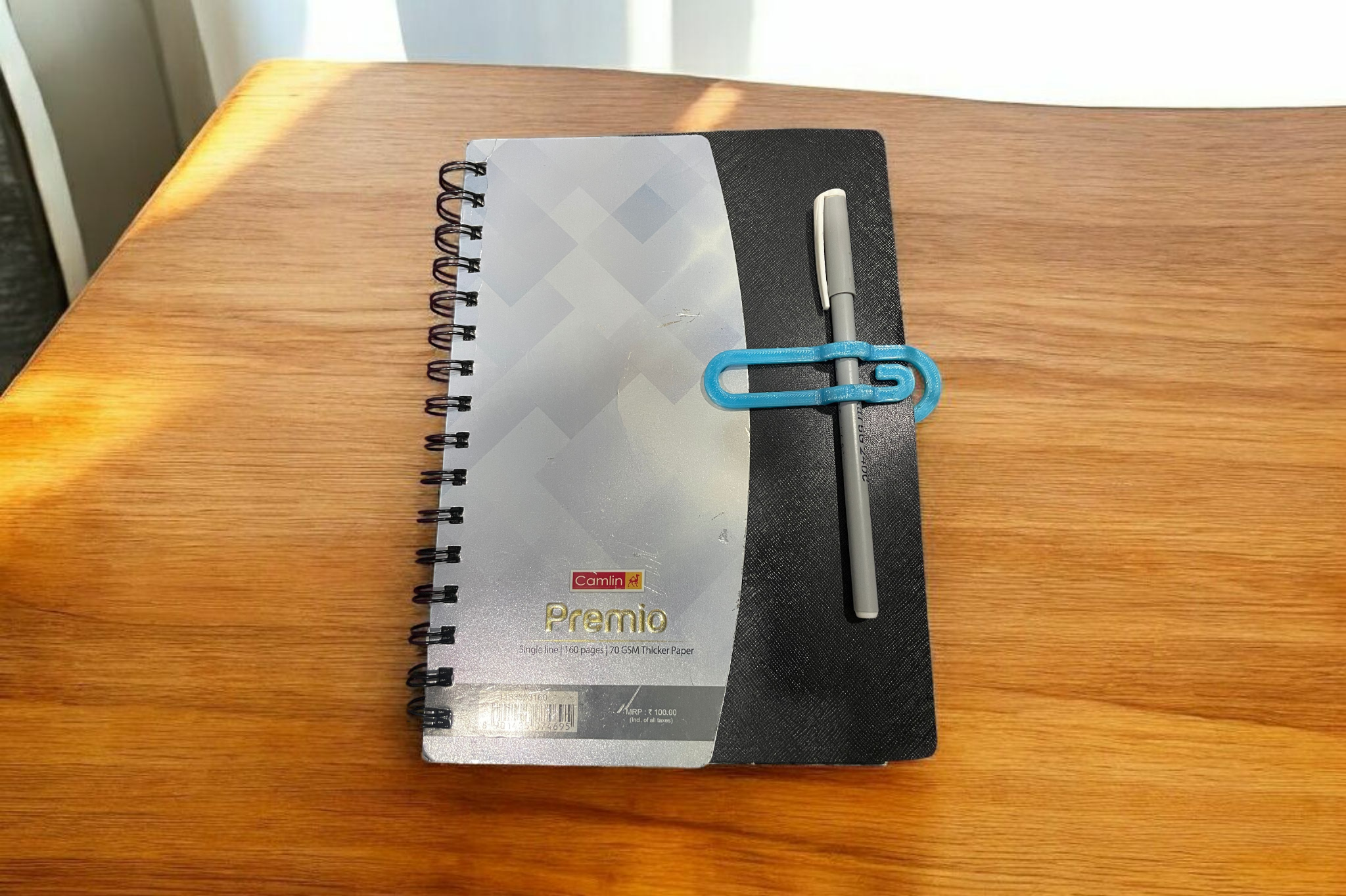 Book Clip Pen Holder
