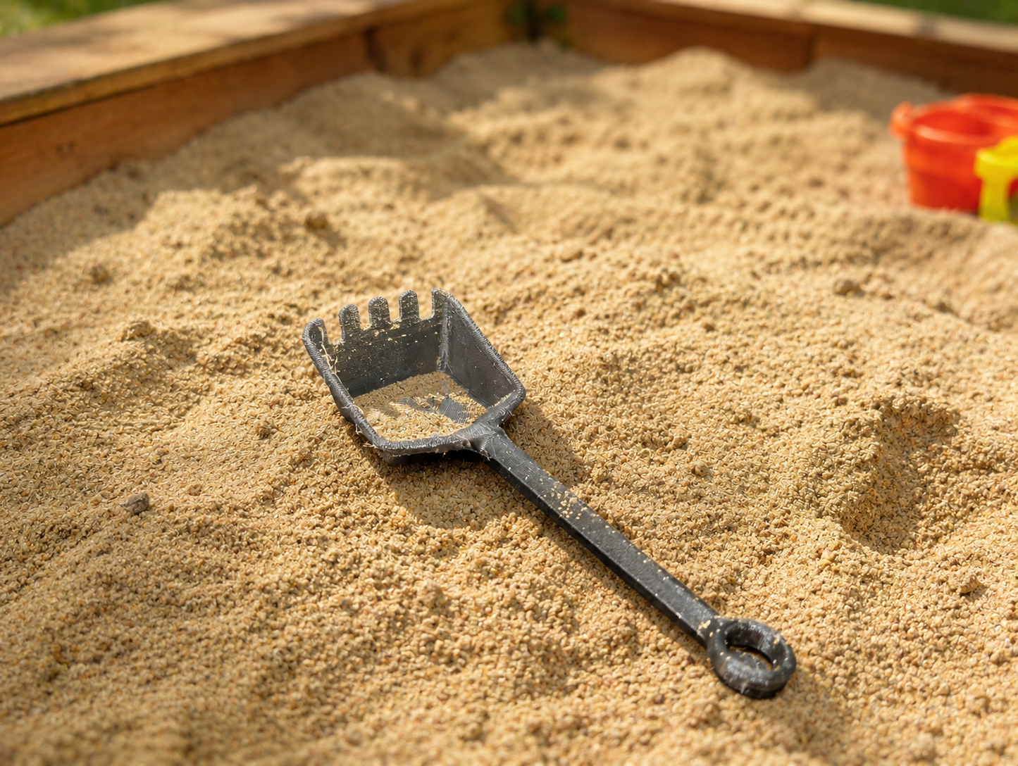 Kids Sand Shovel and Rake Combo (2-in-1 Beach Toy)