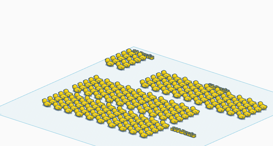 Miniatura 2 do modelo 3D Tiny Ducks! 10, 50, 100