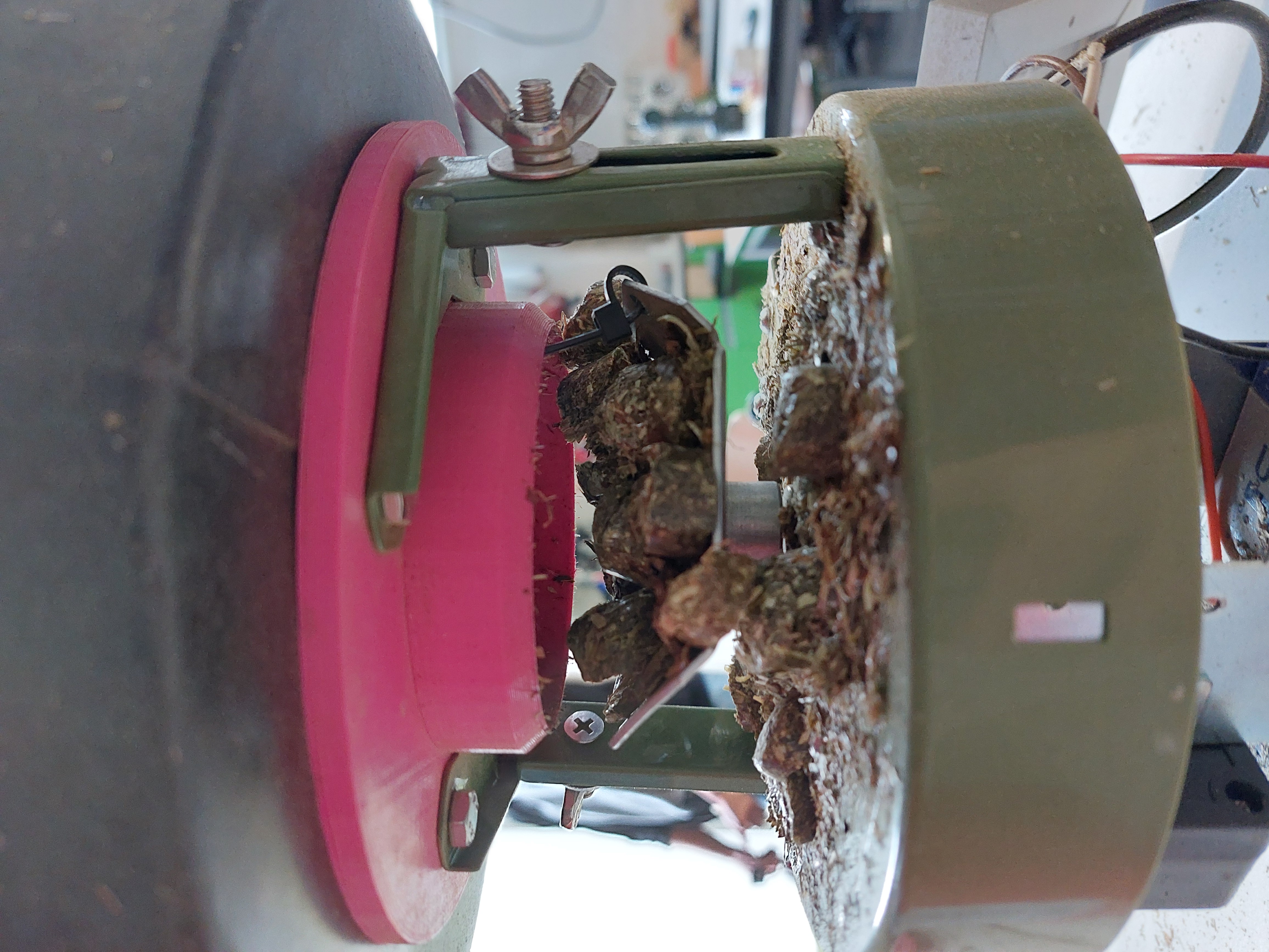 Corn dispenser to elephant feeder conversion