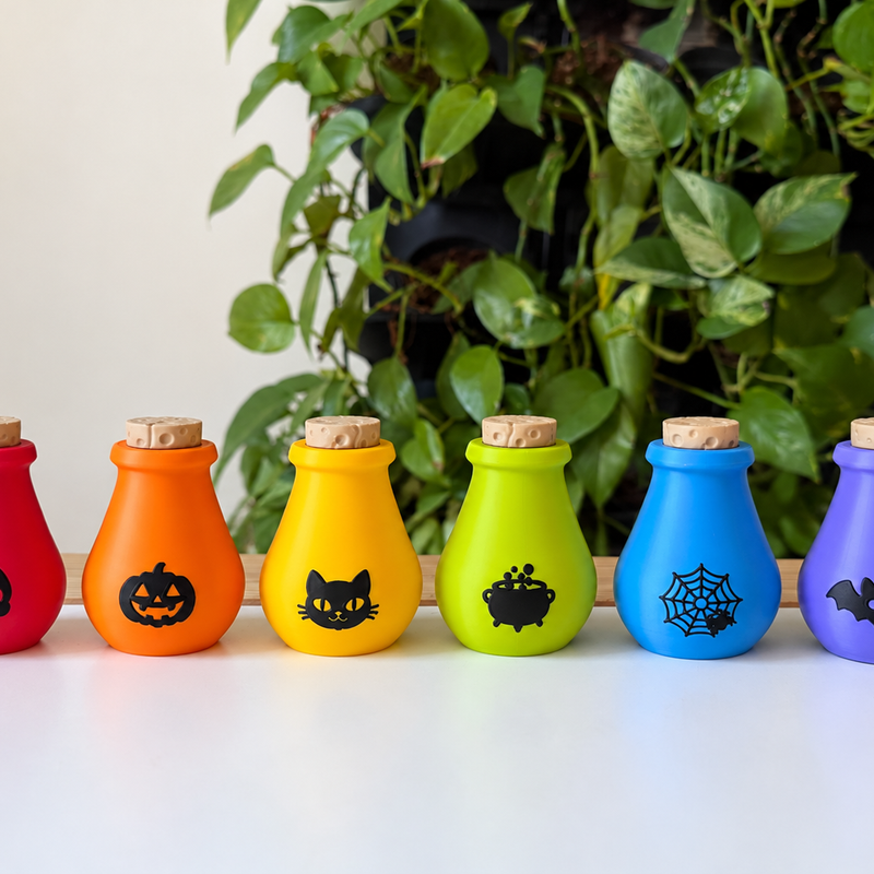 Halloween Potion Bottles by Real_Prints | Download free STL model ...