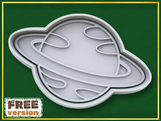 Saturn Space Cookie Cutter
