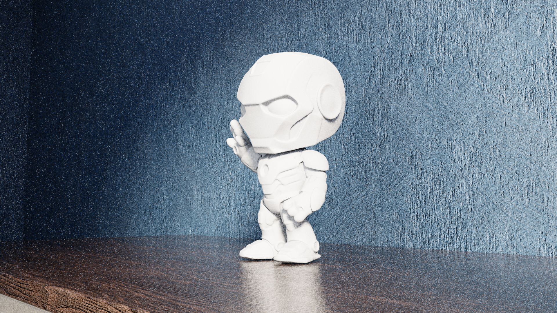 Chibi Waving Ironman — miniatura 6
