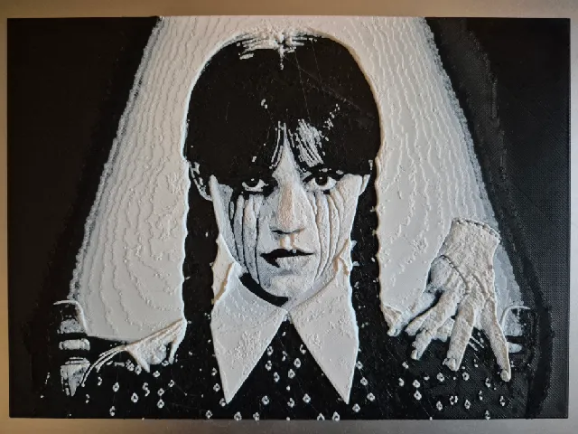 Wednesday Addams Hueforge Portrait