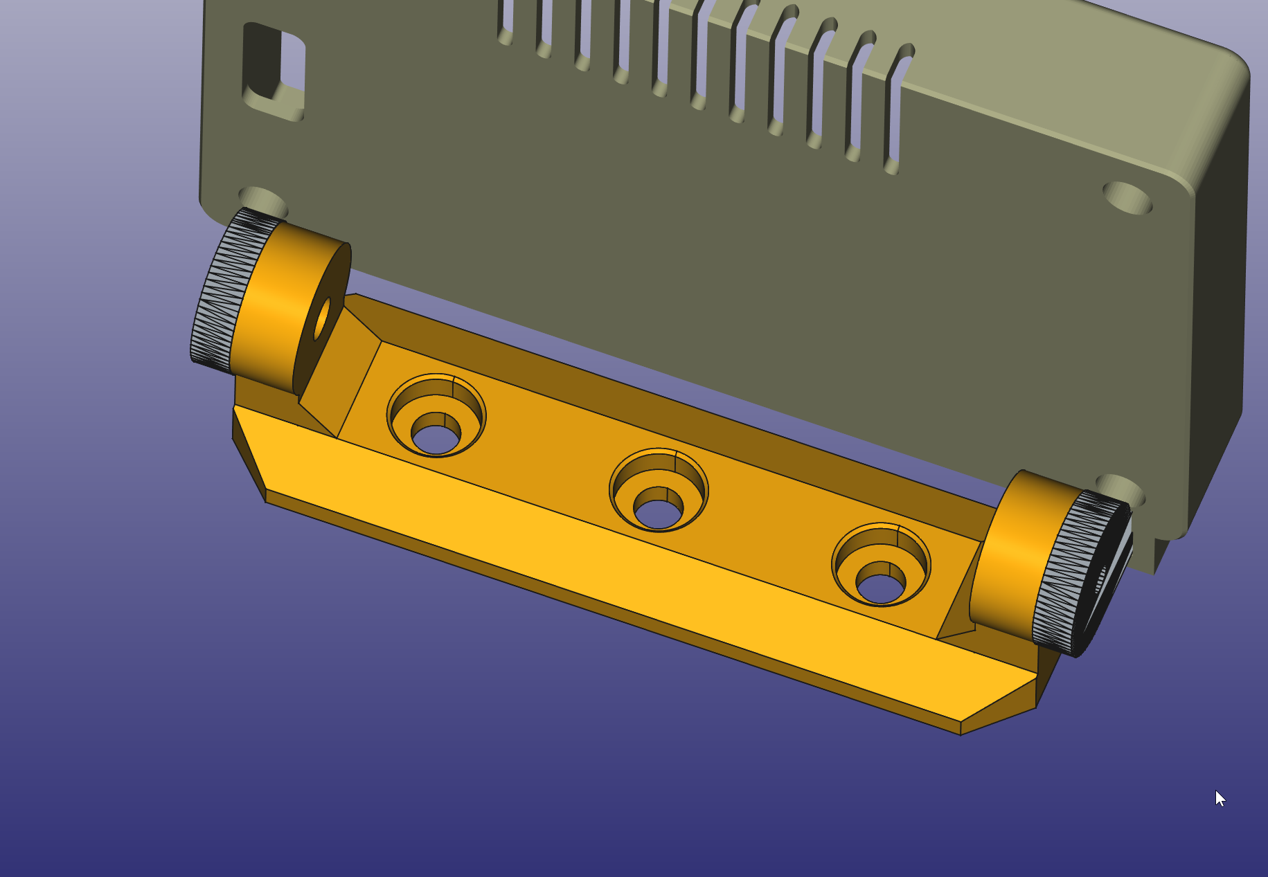 Optional turnable holder bar for 3030