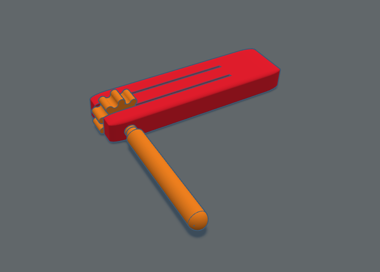Miniatura 2 do modelo 3D Rattle/Řehtačka