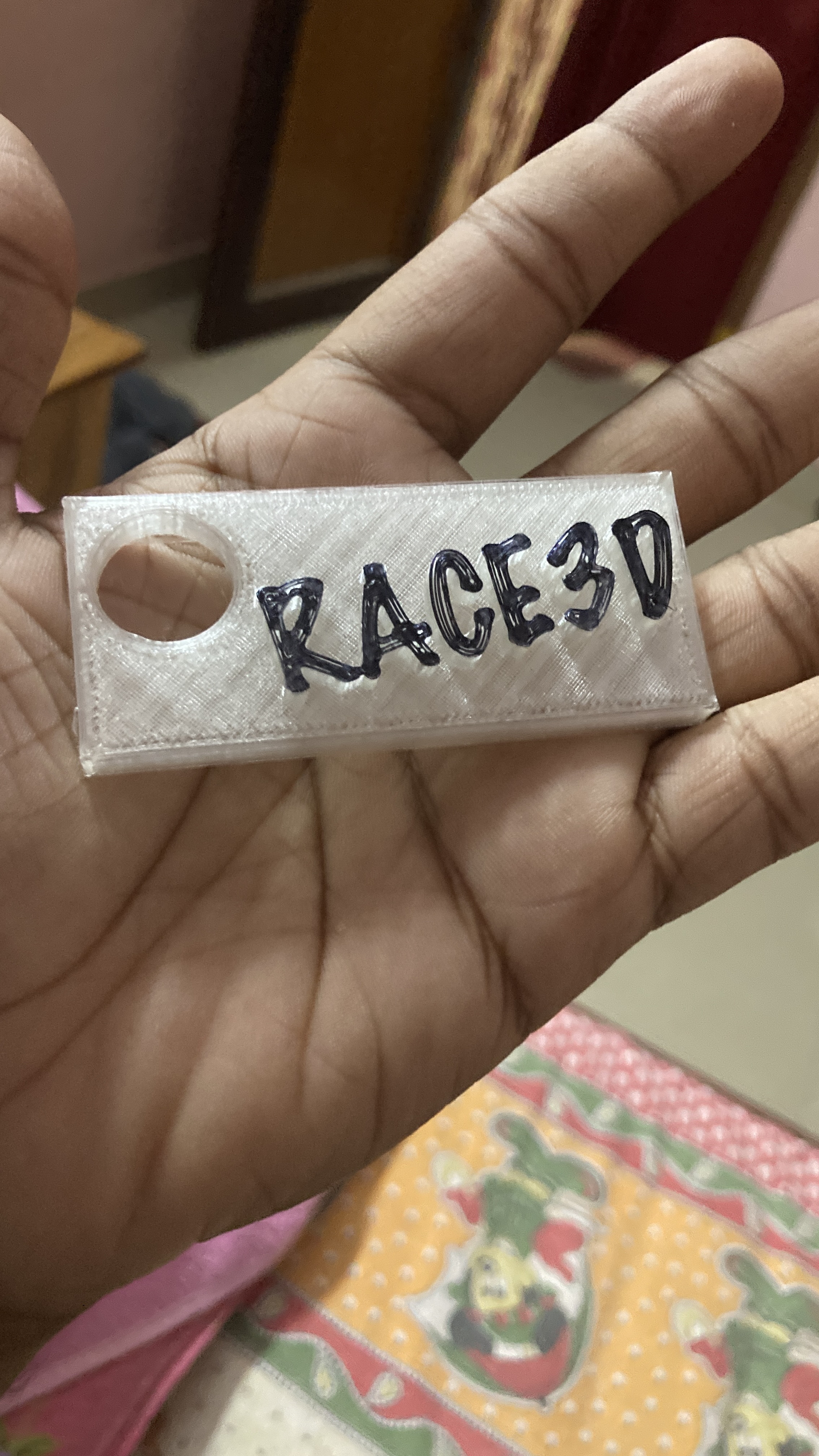 Rectangular Keychain (Modifiable)