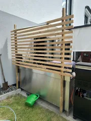 Universal Workbench to Wood Post Mount for Privacy Screen (40 mm)