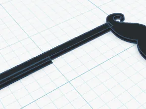 Mustache on a stick ( long and short )