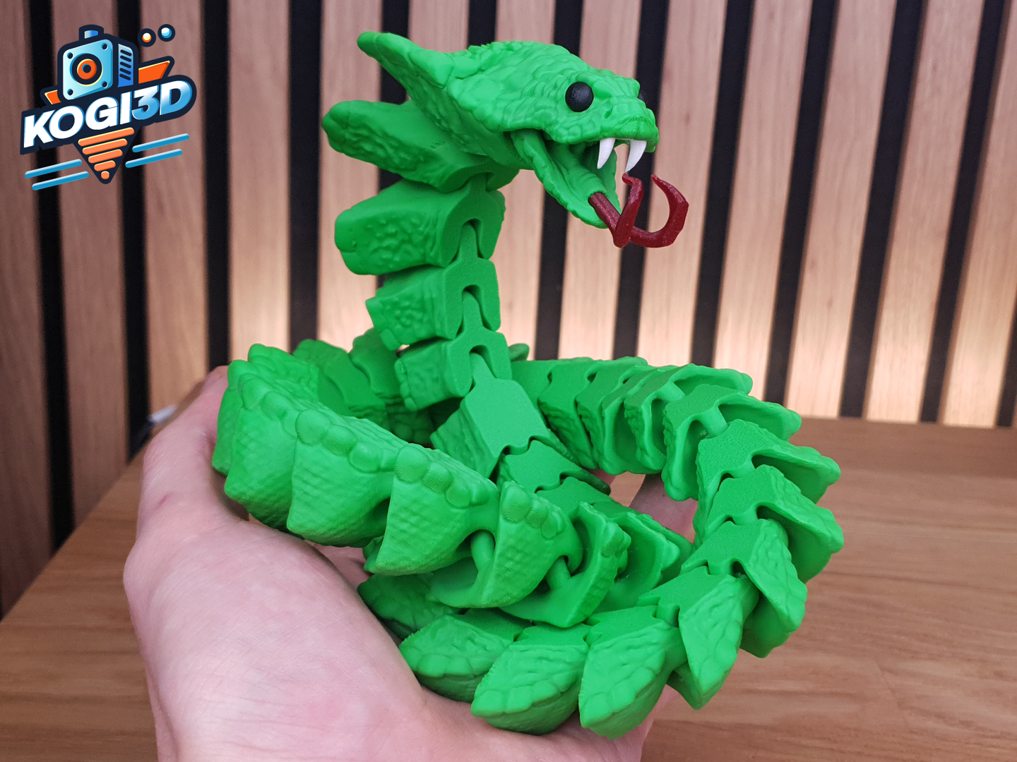 Articulated Cobra – Multi-Part 3D Print Model