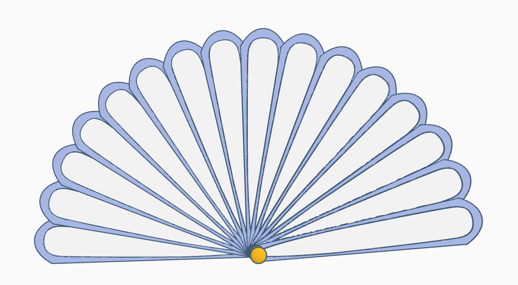 Hand Fan with flower design