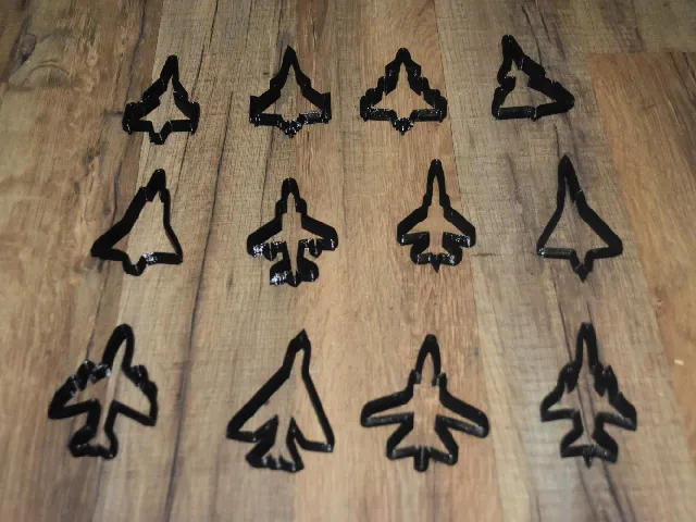 European Fighter Jet Cookie Cutters