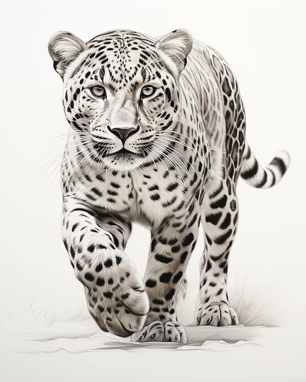 Home Decor Leopard Art