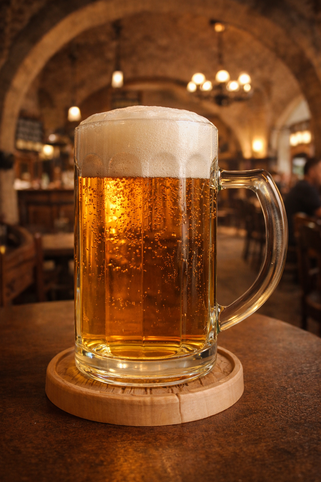 Rustical Wood Beer Coaster