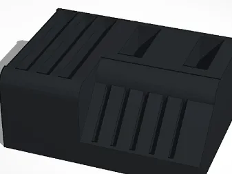 Kleiner SSD USB und Micro-SD Kartenhalter