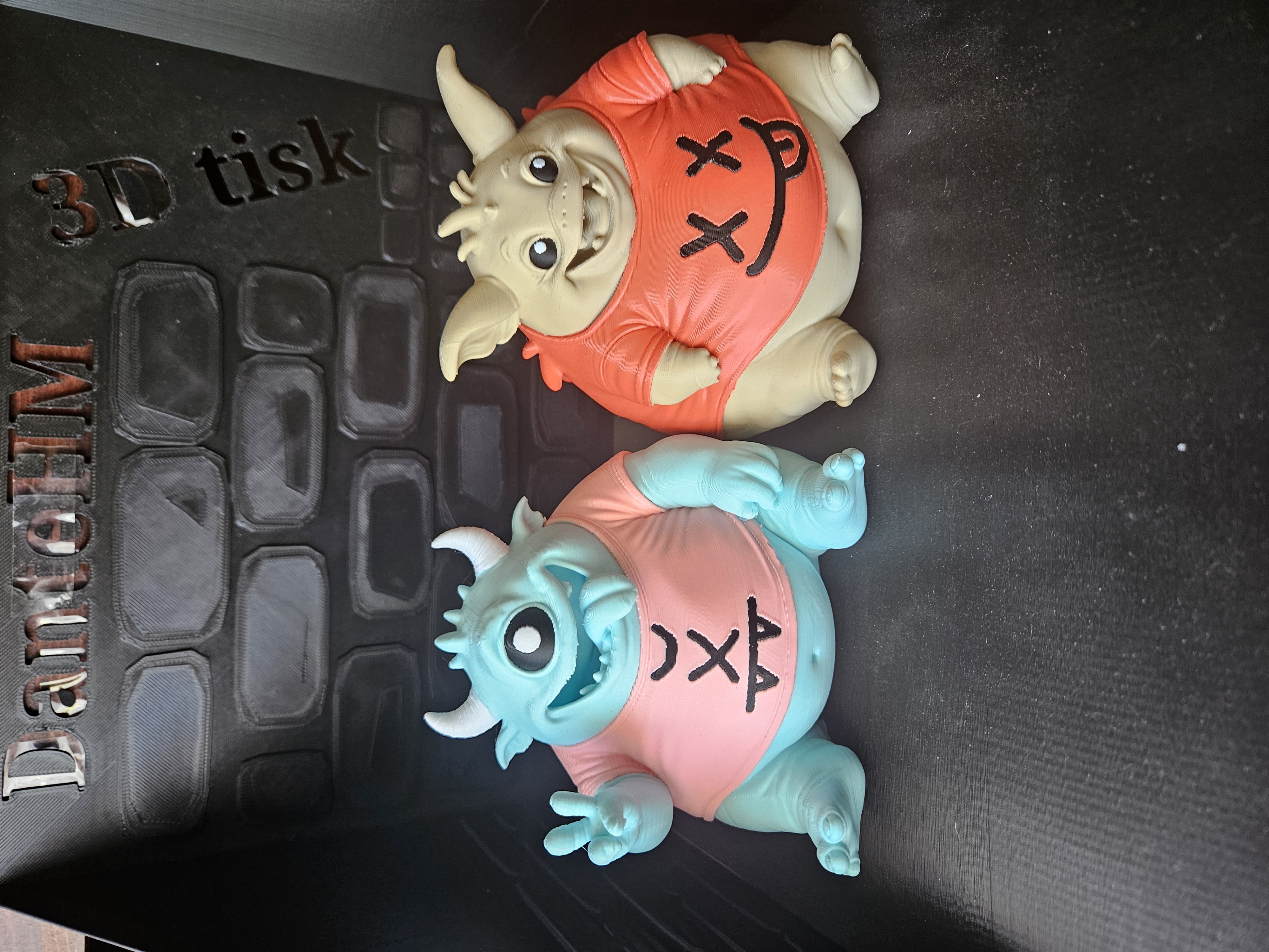 Bloop Modrý a Grimble Béžový Dvojčata chaosu: Bloop Blue and Grimble Beige Chaos Twins