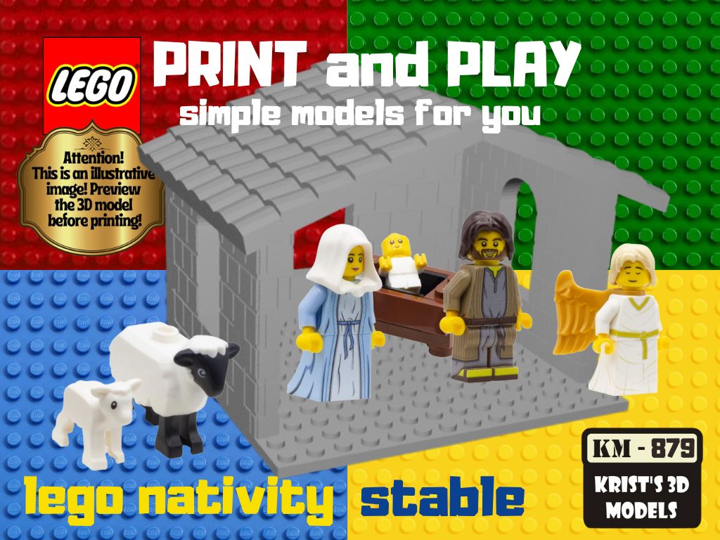 christmas lego nativity stable 2025