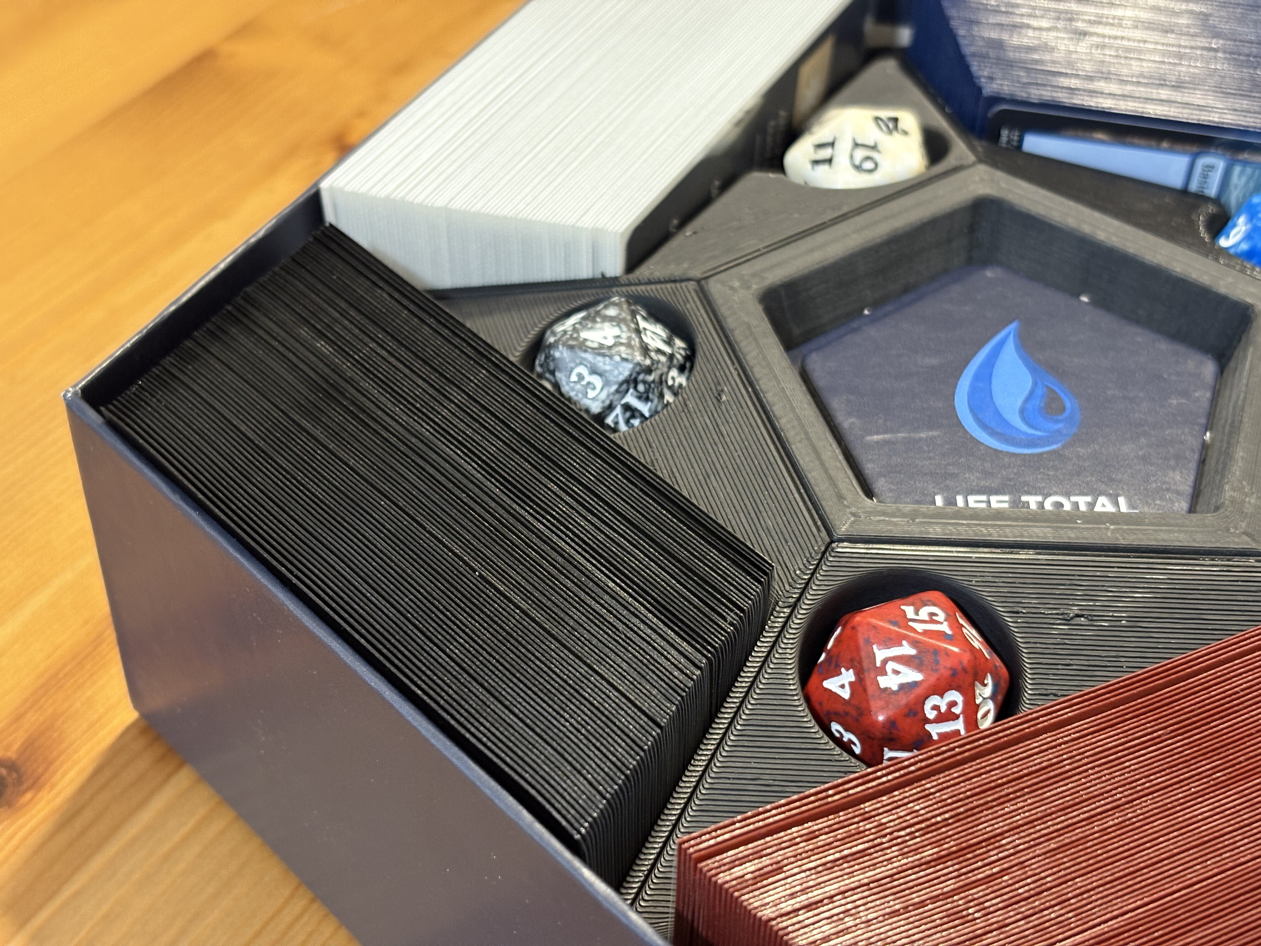 MTG Game Night Modular Box Inserts (requires no supports, no MMU, no assembly)