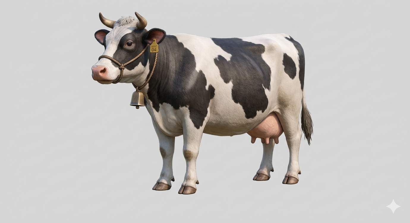 Farm Cow (With Or Without A Bell)