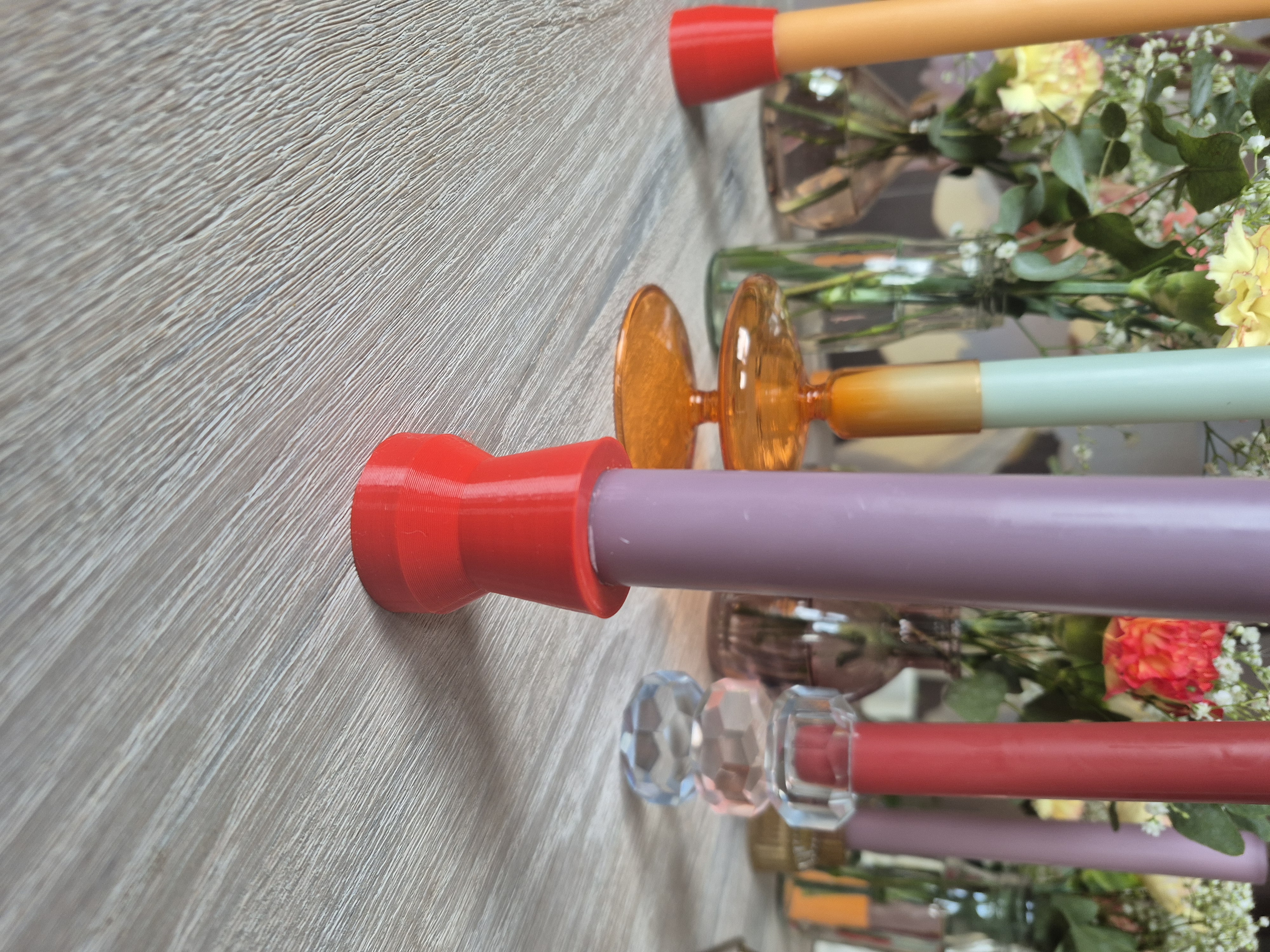 small candle holder 22 mm hole