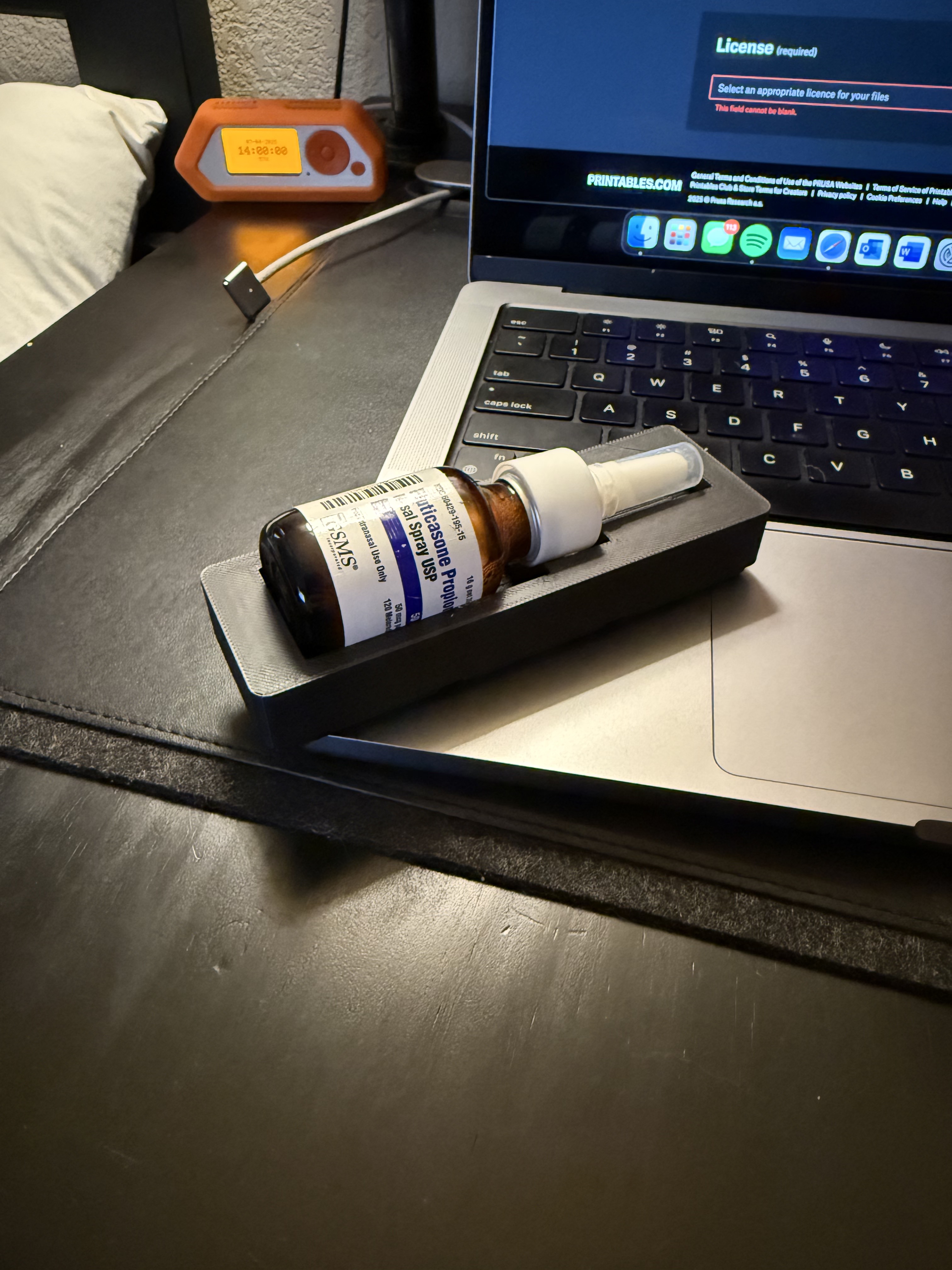 Nasaquart Spray bottle Gridfinity Holder