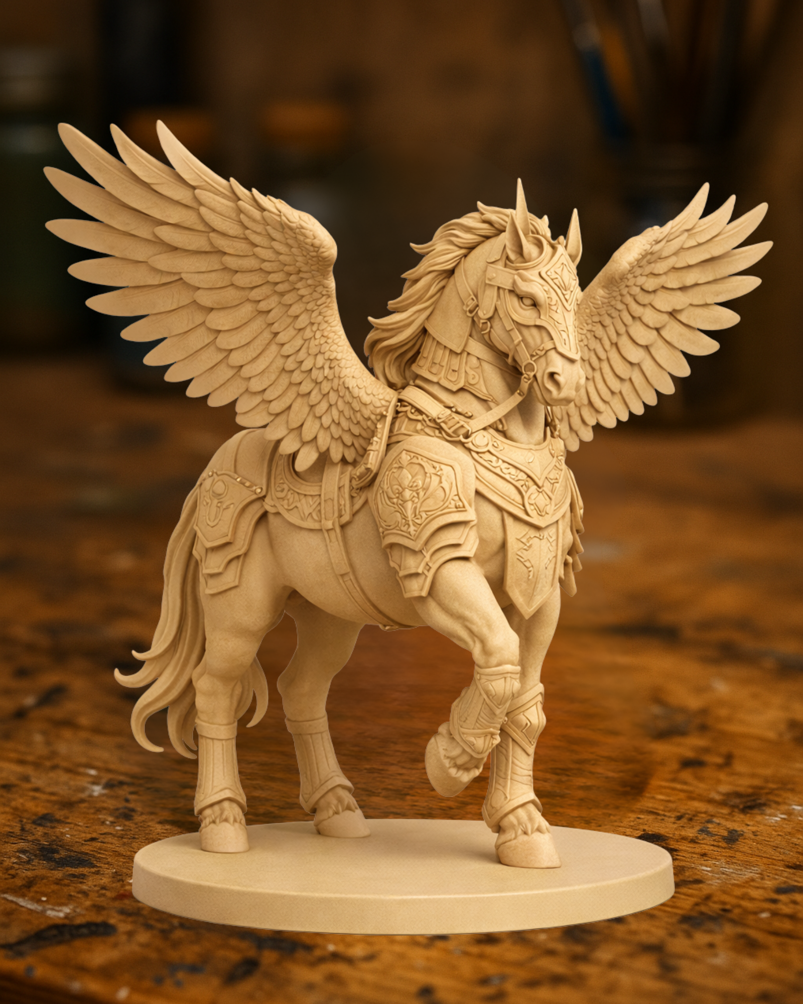 Winged Pegasus Knight Statue