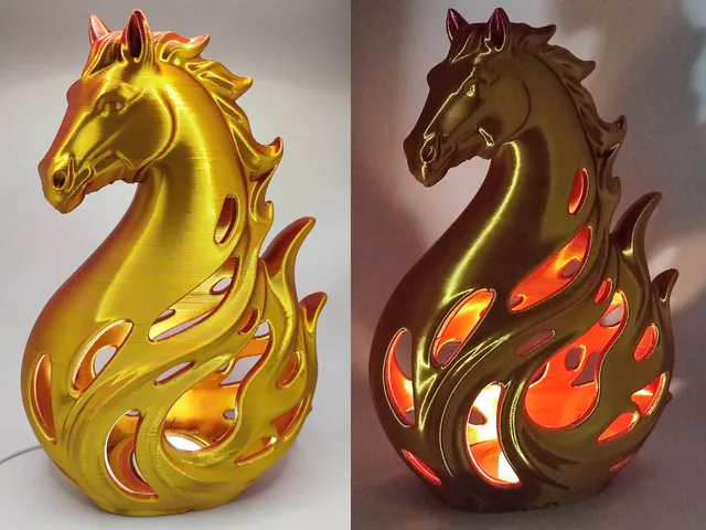Fire Horse Lamp - e.g. LED Tealight or Bambu Lab LED Kit
