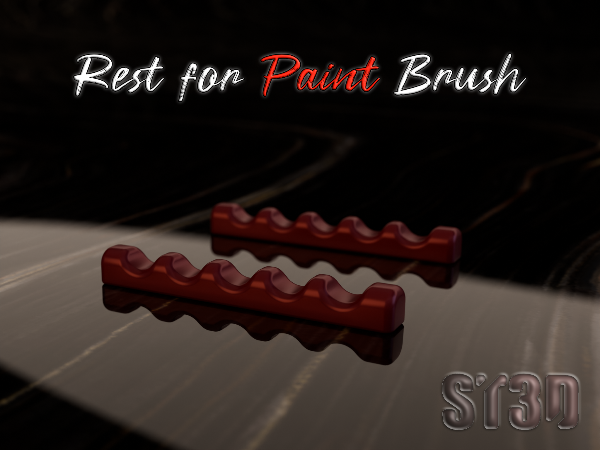 Rest for paint brush