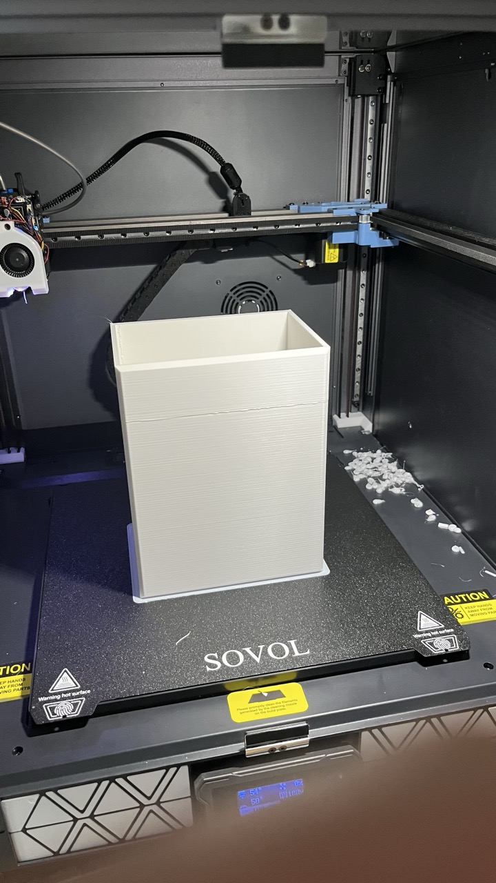 Miniatura 5 do modelo 3D Stackable drawer box container